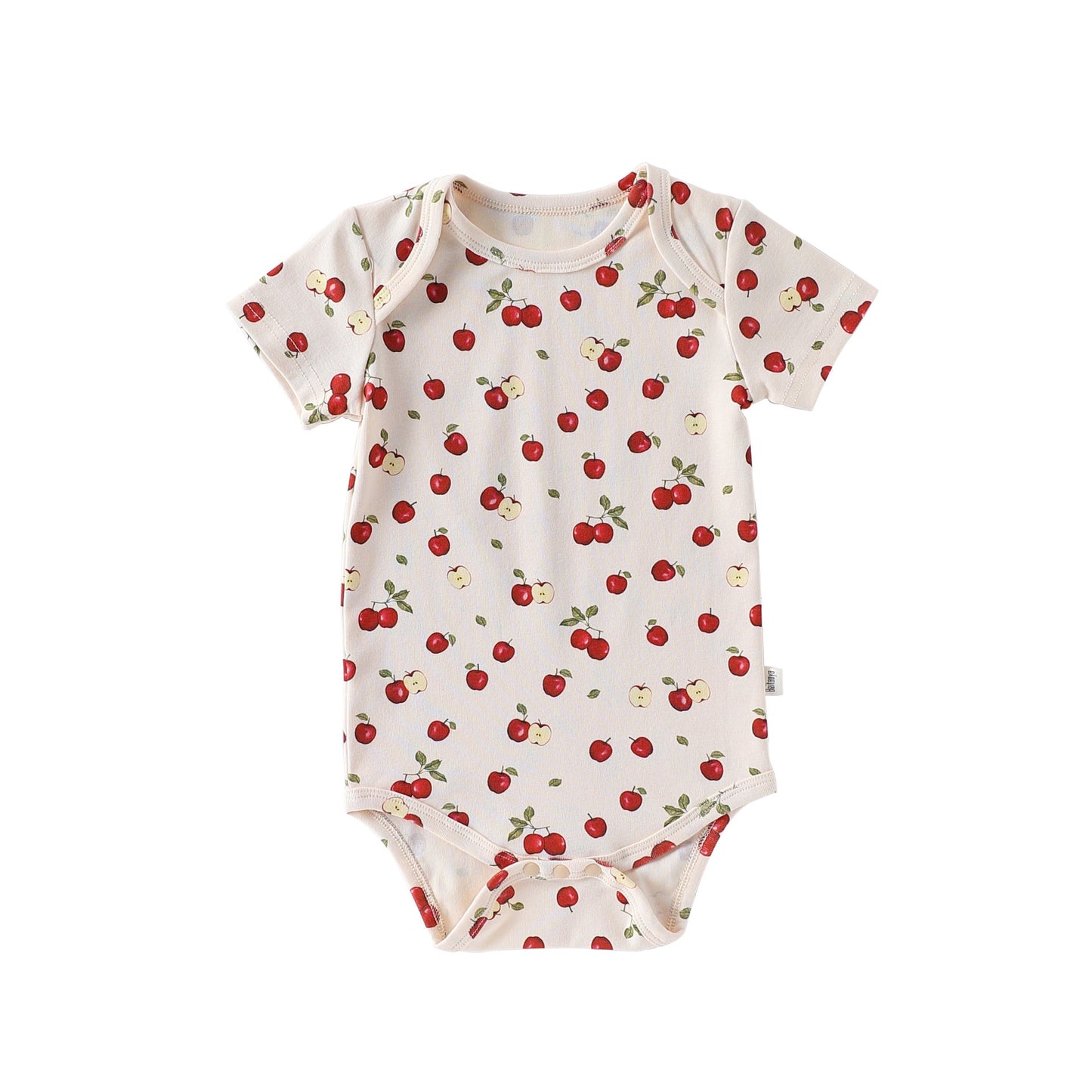 Summer Arrival Baby Unisex Crew Neck Short Sleeves Fruits Pattern Onesies Bodysuits-0