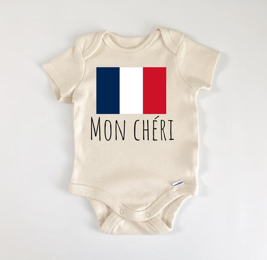 French France - Baby Boy Girl Clothes Infant Bodysuit Funny Cute Newborn-0