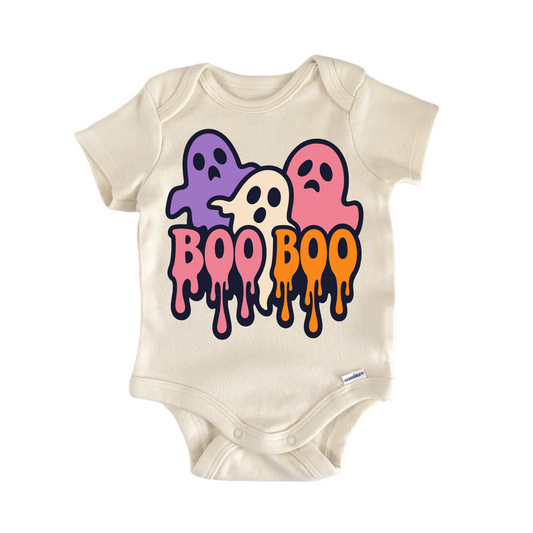 Boo Boo Ghost Halloween - Baby Bodysuit-0