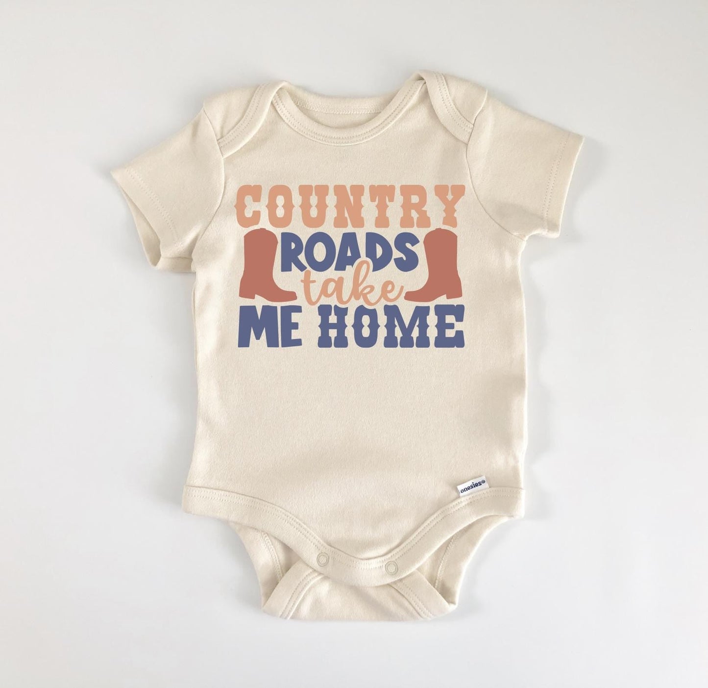 Country Roads - Baby Boy Girl Clothes Infant Bodysuit Funny Cute Newborn-0